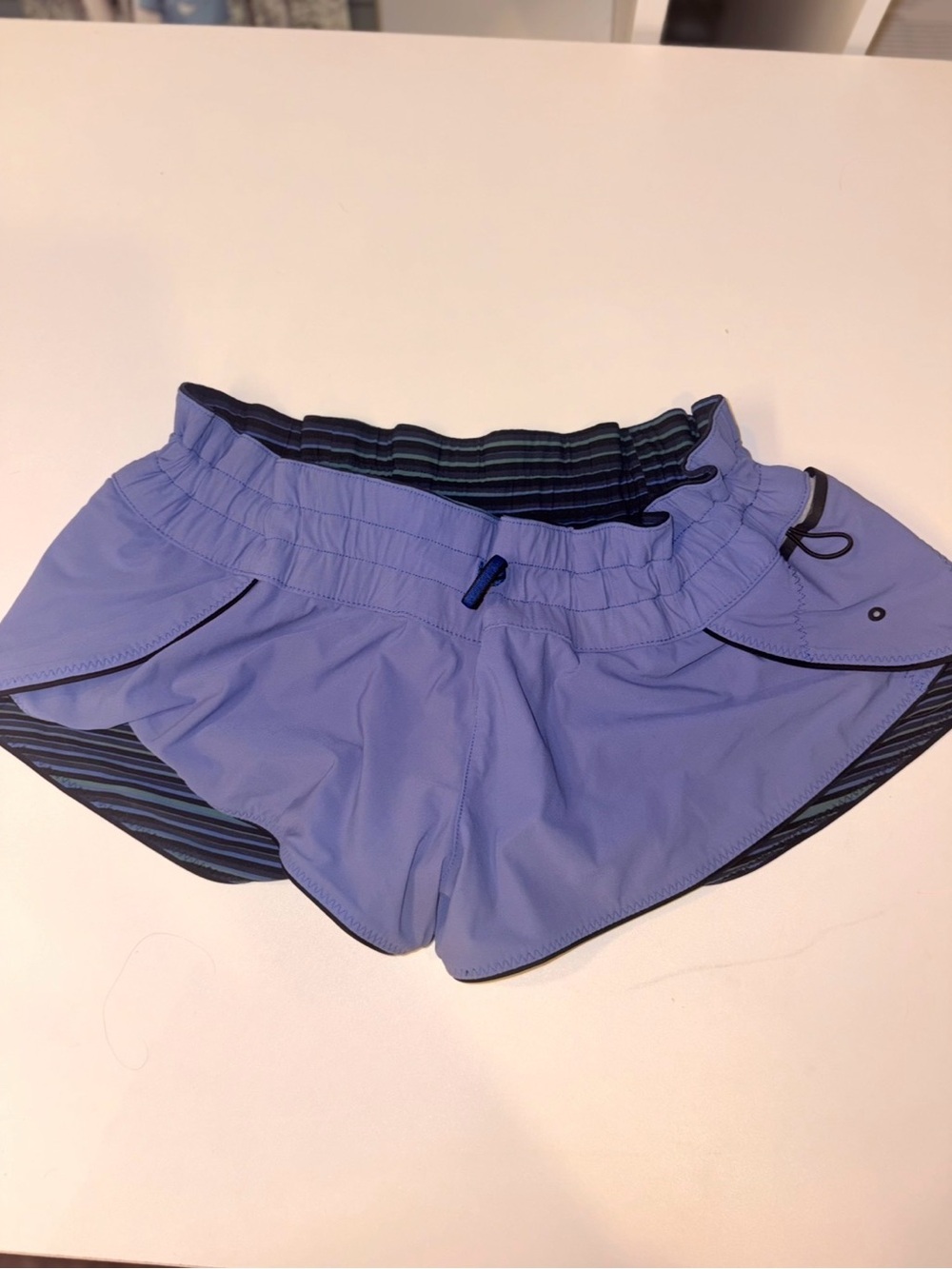 Vintage Lululemon Reversible Micro Shorts 💜🩵